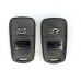 Корпус ключа Kia Ceed, Picanto, Sportage, Hyundai i20 i30 ix35, 3 кнопки, флип
