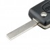 Корпус ключа Peugeot 206 307 308 407 Partner Citroen C4 C5 C3 Berlingo Xsara 2/3 кнопки, флип