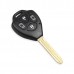 Корпус ключа Toyota Camry, Avalon, Corolla Matrix RAV4 Venza Yaris, 2/3/4 кнопки