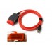 BMW enet (Ethernet to OBD) Interface Cable Lan Cabel RED
